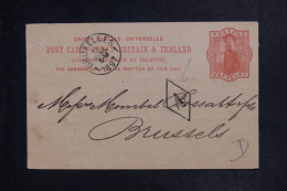 ROYAUME UNI - Entier Postal De Londres Pour Bruxelles En 1897  - L 153154 - Postwaardestukken