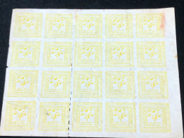 Vietnam South Wedge Before 1995(wedge HO CHI MINH) 1 Pcs 20 Stamps Quality Good - Collezioni