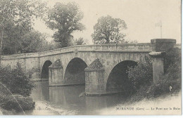 32] Gers Mirande Le Pont Sur La Baise - Mirande