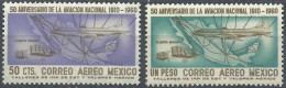 MEXICO 1960 YVERT AEREO 209/10  ** - Messico
