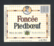 BROUWERIJ  PIEDBOEUF - JUPILLE - FONCEE PIEDBOEUF - TAFELBIER - BIERE DE TABLE -  1 BIERETIKET  (BE 573) - Beer
