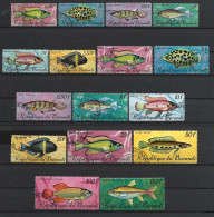 Burundi 1974 Fish Y.T. 217/232 (0) - Used Stamps