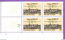 Maroc, 1986,coin Daté TP N°1015 " Prix Aga Khan D'architecture,Marrakech "Morocco,Marruecos - Morocco (1956-...)