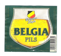 BROUWERIJ  PIWO JASNE PETNE - BELGIA PILS  -  1 BIERETIKET  (BE 574) - Beer