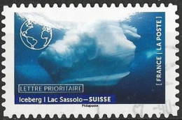France 2022 - Mi 8099 - YT Ad 2087 ( Iceberg In Lake Sassalo, Switzerland ) Cachet Rond - Oblitérés