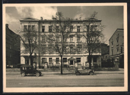 AK Augsburg, Hotel Zur Post, Besitzer: Eugen Weiss, Fuggerstrasse 7  - Augsburg