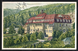 Künstler-AK Sülzhayn, Blick Auf Dr. Steins Sanatorium  - Autres & Non Classés