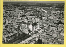 16 Angoulême Vue Aérienne Hotel De Ville ( Voie Ferrée, Gare, Autobus  ) CPM Dentelée - Angouleme