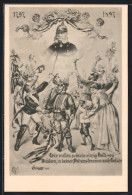 AK Wir Wollen Sein Ein Einzig Volk Von Brüdern..., Porträt Kaiser Wilhelm I.  - Familles Royales