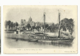 Calvados , Caen , Le Port Et L'abbaye Aux Dames - Caen