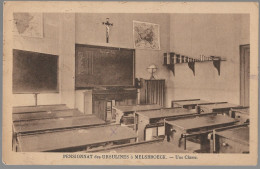 CPA CARTE POSTALE BELGIQUE MELSBROECK UNE CLASSE DU PENSIONNAT DES URSULINES 1923 - Sonstige & Ohne Zuordnung