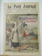 LE PETIT JOURNAL N°934 - 11 OCTOBRE 1908 -  COLLEUSE D'AFFICHE ALSACE - CHINE - SUPPLICE CHINOIS A KHARBIN - CHINA - Le Petit Journal