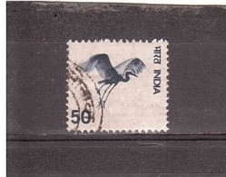 INDIA 1975 GRU IN VOLO - Used Stamps