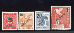 Berlin, 1949, 64-67, Postfrisch - Sonstige & Ohne Zuordnung