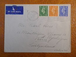 K31 GREAT BRITAIN    LETTRE   1947 NEWARK A BERN SUISSE   +AFF. INTERESSANT++ - Lettres & Documents