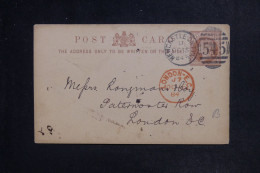 ROYAUME UNI - Entier Postal De Newcastle Pour Londres En 1884  - L 153158 - Interi Postali
