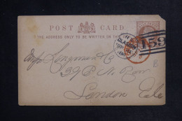 ROYAUME UNI - Entier Postal De Glasgow Pour Londres En 1884  - L 153159 - Postwaardestukken