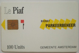 Le Piaf 100 Units - Dienst Parkeerbeheer ( 7000 Mintage ) - Scontrini Di Parcheggio