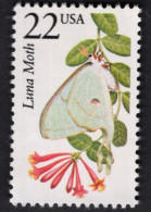 1205405812  1987 SCOTT 2293  (XX)  POSTFRIS  MINT NEVER HINGED EINWANDFREI -  NORT AMERICAN WILDLIFE - LUNA MOTH - FAUNA - Unused Stamps