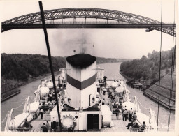 MS BATORY LORS D'UNE CROISIERE EN URSS EN 1955 A BORD DU MS BATORY GRANDE PHOTO ORIGINALE 24 X 18 CM R2 - Boats