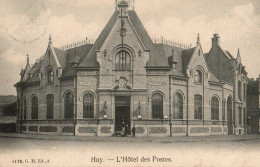 Huy.   -   L'Hôtel Des Postes.   -   1909   Naar   Alost - Huy