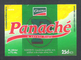 PANACHE - CASINO - 25 CL   -  BIERETIKET  (BE 596) - Bière