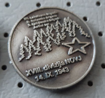 28. Partisan Division 14.9.1943 Divizija  World War II. Slovenia Ex Yugoslavia Pin - Armee