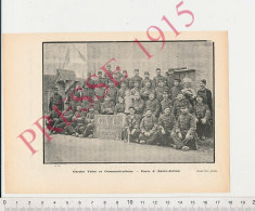 Photo Presse 1915 Gardes Voies Et Communications Poste 6 Saint-Julien Aube 10 Grande Guerre 14-18 Armée Française - Non Classés