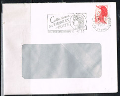 PHIL-L57 - FRANCE Flamme Illustrée Cérès Sur Lettre De Mulhouse "Collectionnez Les Timbres-poste 1983 - Mechanical Postmarks (Advertisement)