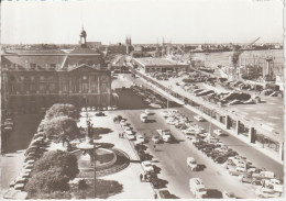 BORDEAUX (33) Les Quais Place De La Bourse En 1965  CPSM GF - Bordeaux