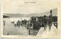 CPA 9 X 14 Savoie   AIX-LES-BAINS  La Plage Lac Du Bourget - Aix Les Bains