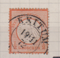 Dt.Reich Kleiner Brustschild MiNo. 14 Mit K1 Keitum/19.11.72 (Schleswig-Holstein Nachverwendung) - Used Stamps