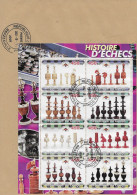 Chess 5x FDC ; Ancient Chess Pieces - Chess