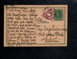 AUTRICHE AFFRANCHISSEMENT COMPOSE SUR ENTIER CARTE 1928 - Cartas & Documentos