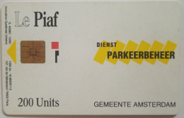 Le Piaf 200 Units - Dienst Parkeerbeheer - PIAF Parking Cards