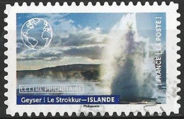 France 2022 - Mi 8098 - YT Ad 2086 ( Geyser, Iceland ) Cachet Rond - Gebraucht