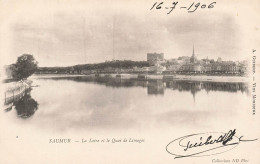 FRANCE - Saumur - Vue Sur La Loire Et Le Quai De Limoges - Vue Générale - Carte Postale Ancienne - Saumur