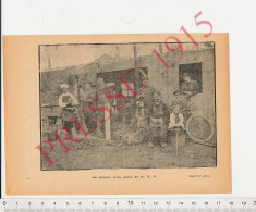 Photo Presse 1915 Cuisine D'un Poste GVC (P6 Saint-Julien Aube) Gardes Voies Et Communications Grande Guerre 14-18 Armée - Non Classés