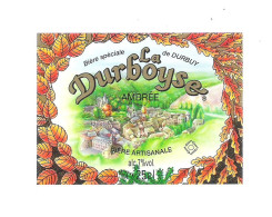 BIERRE SPECIALE DE DURBUY -  LA DURBOYSE AMBREE      - 25 CL  -   BIERETIKET (BE 613) - Bière