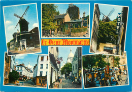 75 PARIS LE VIEUX MONTMARTRE MULTIVUES - Arrondissement: 19