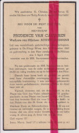 Devotie Doodsprentje Overlijden - Prudence Van Cauteren Wed August Hageman - De Klinge 1862 - St Niklaas 1943 - Obituary Notices
