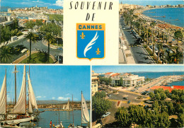 06 SOUVENIR DE CANNES MULTIVUES BLASON  - Cannes