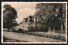 AK Waldenburg, Gasthaus Grünfeld Mit Auto  - Waldenburg (Sachsen)