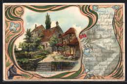 Passepartout-Lithographie Nürnberg, Walburgiskapelle  - Nürnberg