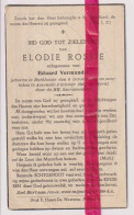 Devotie Doodsprentje Overlijden - Elodie Rossie Echtg Eduard Vermandel - Boekhoute 1897 - Assenede 1946 - Todesanzeige