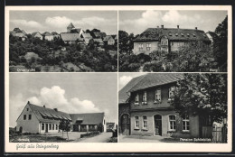 AK Dringenberg, Pension Schönblick, Burg, Schule  - Other & Unclassified