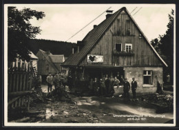 AK Johanngeorgenstadt, Unwetter Am 6.7.1931, Zerstörung Im Lehmer Grund  - Overstromingen
