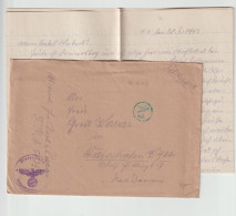 Censored German SS Feldpost WW2 From Jajce In Bosnia-Herzegovina - Gendarmerie-Hauptmannschaft Jajce Censored By The SS - Militaria