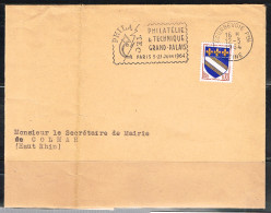 PHIL-L62 - FRANCE Flamme Illustrée PHILATEC Philatélie Et Technique Paris 1964 - Mechanical Postmarks (Advertisement)