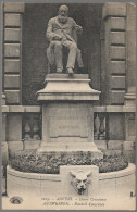 CPA CARTE POSTALE BELGIQUE ANVERS MONUMENT HENRI CONSCIENCE 1921 - Sonstige & Ohne Zuordnung